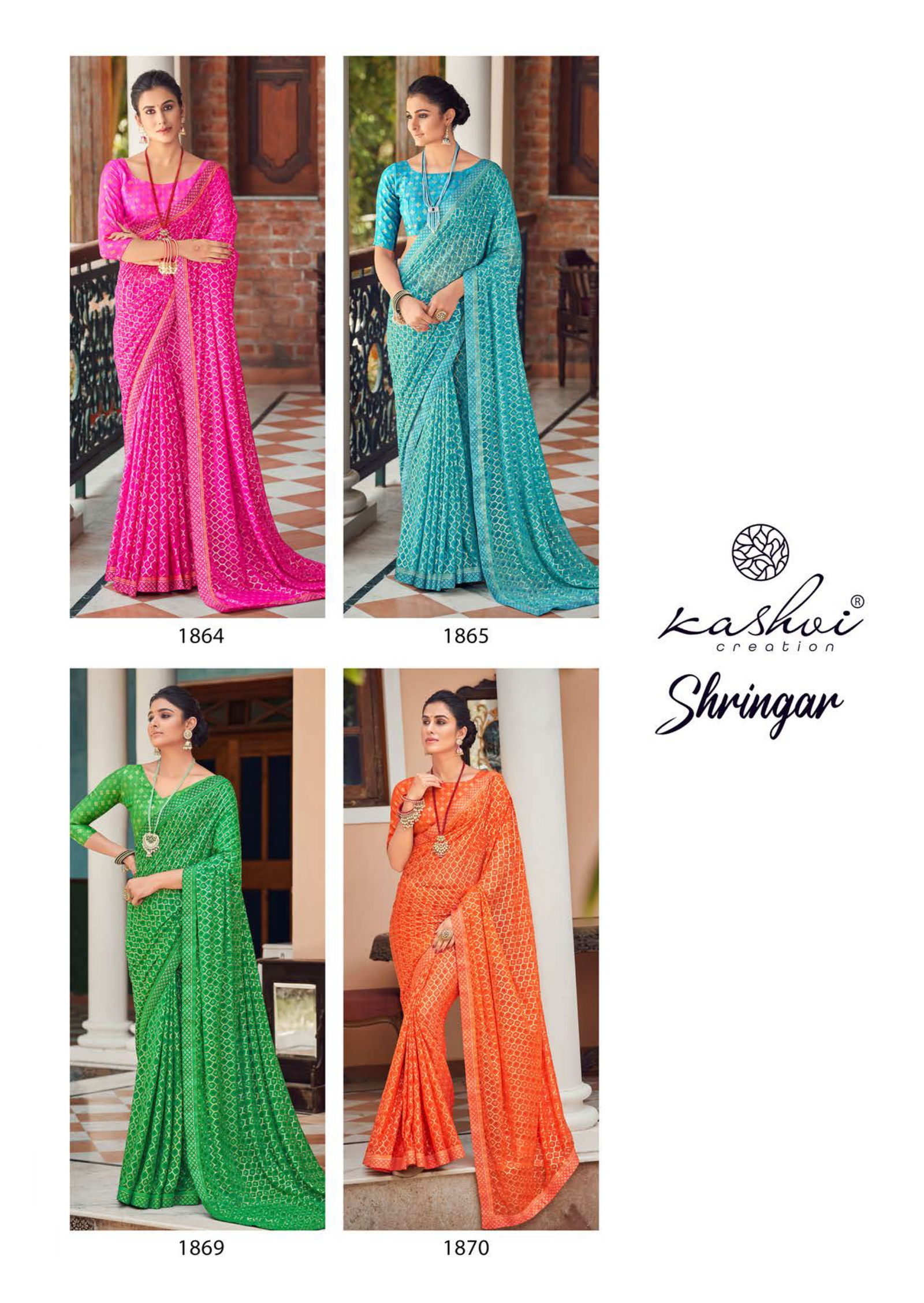 Kashvi Shring New Printed Designer Ethnic Wear Latest Saree Collection